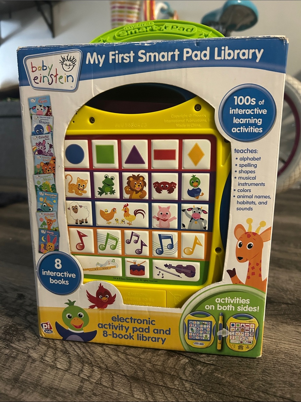 Baby Einstein My First Smart Pad Library - Educat.tablet, 8 interactive books